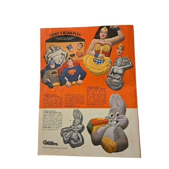 Vintage Wilton Yearbook 1979 Cake Decorating Magazine Birthday Wedding Baking - Picture 2 of 5